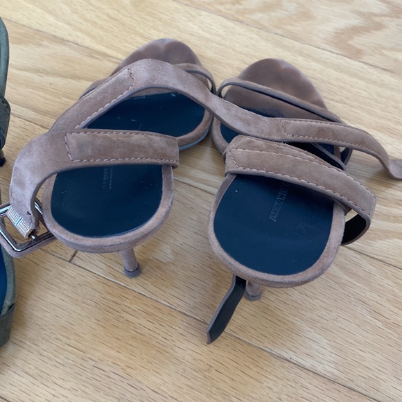 Bundle of two Alexander Wang Suede sandal green and pink size 37 - Picture 6 of 16